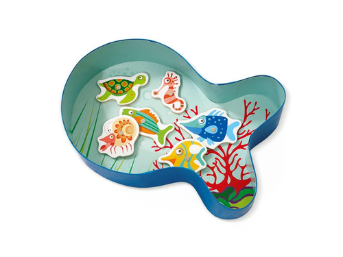 Drewniana gra "Łowimy rybki 3w1"