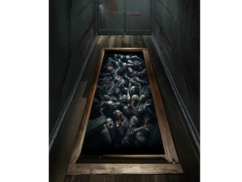 Naklejki na podłogę Piwnica Zombie- 1 szt.