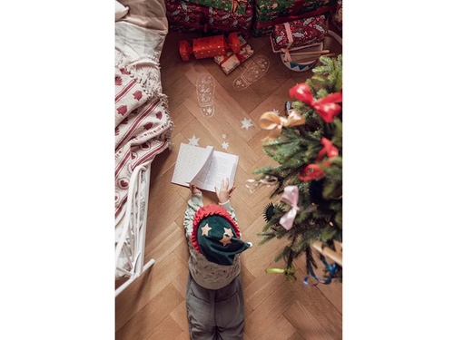 Szablon Ślady stóp Świętego Mikołaja - 3 szt.