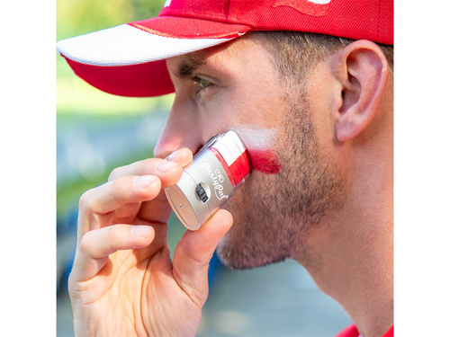 Sztyft do malowania twarzy Biało-czerwoni - 1 komplet