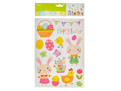 Dekoracyjne naklejki wielkanocne - 16 elem.