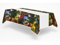 Obrus urodzinowy Safari - 108 x 180 cm - 1 szt.