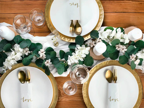 Girlanda Eukaliptus z lampkami LED - 200 cm - 1 szt.