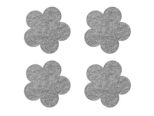 Podstawka pod kubek - Kwiatek - 10 cm - 4 szt.