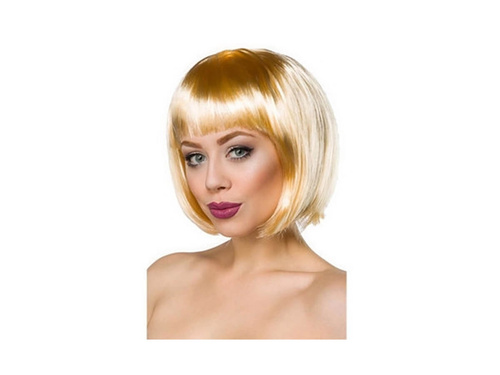 Peruka blond z grzywką - 1 szt.