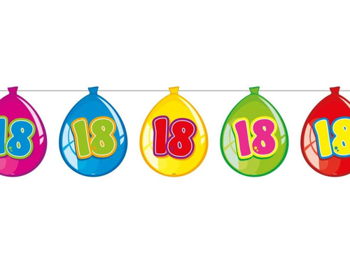 Baner flagi baloniki na 18-tke - 10 m - 1 szt.