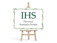 Plakat komunijny - I Komunia Święta - 68x48 cm