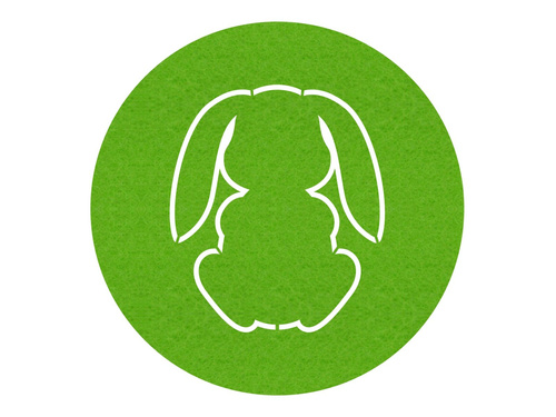 Podstawka pod talerz - Zajączek Wielkanocny - 36 cm - 1 szt.