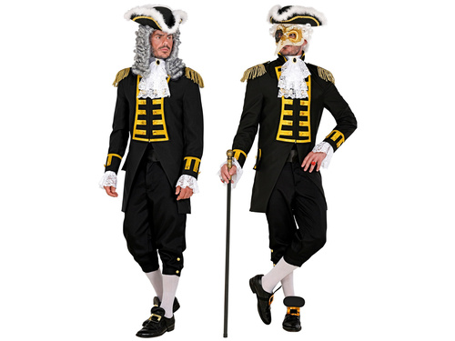 Kostium czarny frak paradny