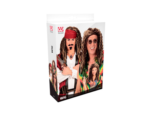 Peruka Rastafarian blond/brąz