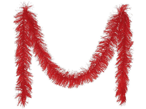 Boa z piór - czerwone - 180 cm