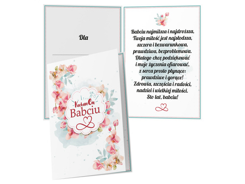 Kartka z kopertą na Dzień Babci - 1 szt.