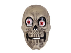 Maska Czaszka z ruchomymi oczami - 1 szt.