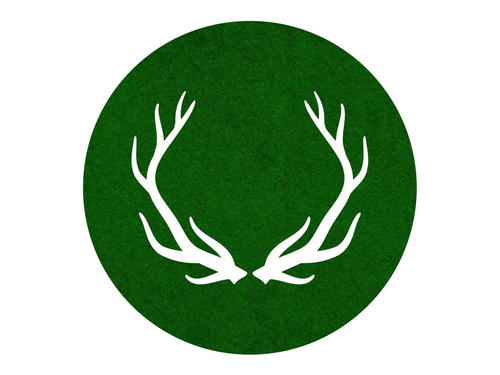 Podstawka pod kubek - Renifer - 10 cm - 4 szt.