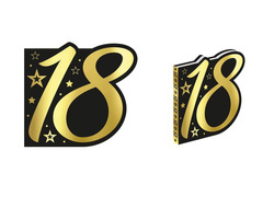 Księga gości czarna na osiemnastkę