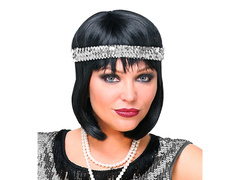 Opaska Retro srebrna - 1 szt.