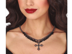 Naszyjnik z Krzyżem na Halloween - 1 szt.