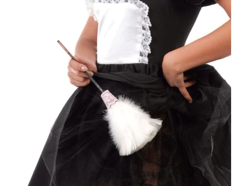 Miotełka pokojówki biała