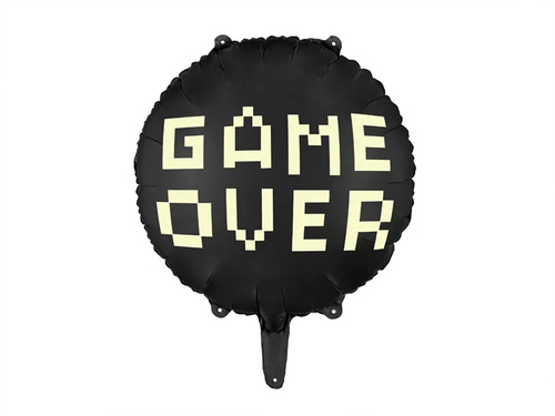 Balon foliowy Game Over - 35 cm - 1 szt.
