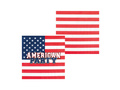 Serwetki papierowe Flaga USA - 33 cm - 20 szt.
