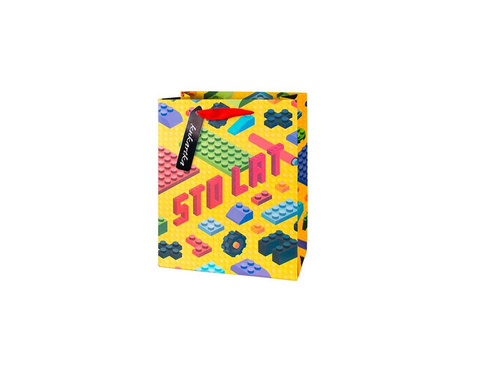 Torebka prezentowa Klocki - mini - 1 szt.