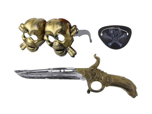 Zestaw akcesoriów Pirata - 3 elementy