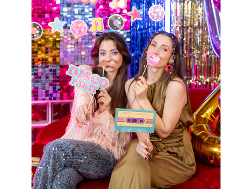 Foto rekwizyty na Sylwestra - 14 szt.