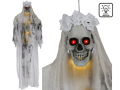 Dekoracja wisząca Szkielet Panna Młoda - 180 cm - 1 szt.