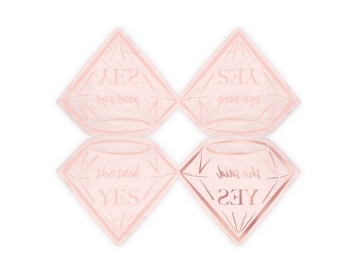 Serwetki Diament - She said YES - 10 szt.