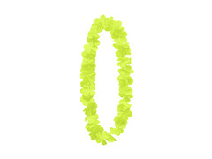 Naszyjnik hawajski żółty - 100 cm - 1 szt.