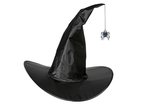 Kapelusz czarownicy czarny - 1 szt.