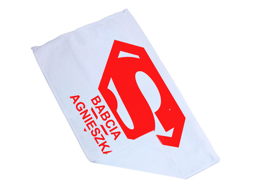 Ręcznik personalizowany na dzień babci - 30x50 cm