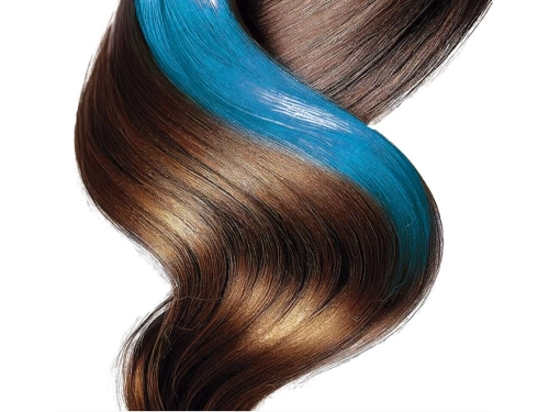 Zmywalny pastelowy spray do włosów 125 ml - niebieski