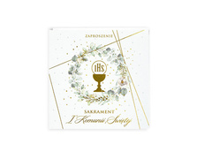 Zaproszenia na I Komunię Świętą - 5 szt.