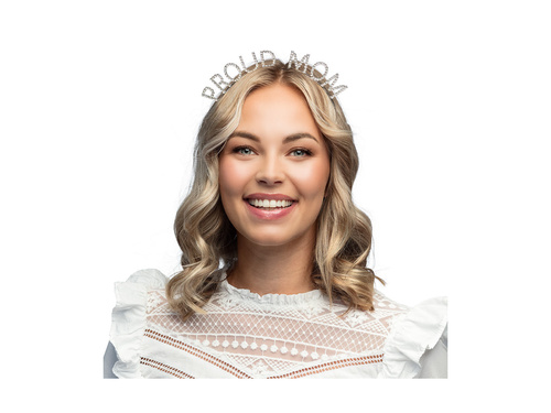 Metalowa Opaska na głowę „Proud mom”