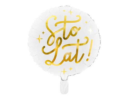 Balon foliowy Sto Lat! - 45 cm - 1 szt.