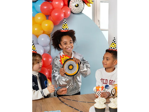 Czapeczki papierowe GO! Autka - 6 szt.