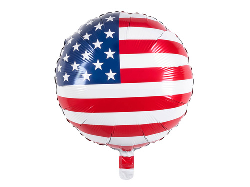 Balon foliowy Flaga USA - 45 cm - 1 szt.