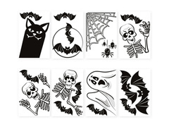 Dekoracje na okno na Halloween - 8 arkuszy