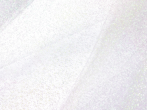 Tiul brokatowy biały - 15 cm x 9 metrów - 1 szt.