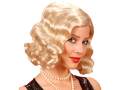 Peruka Retro blond - 1 szt.