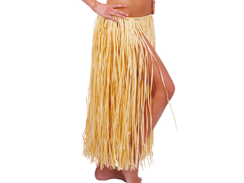 Spódniczka hawajska długa słomkowa - 1 szt.