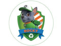 Dekoracyjny opłatek tortowy Psi Patrol - 20 cm