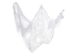 Biała siatka na Halloween - 76 x 228 cm - 1 szt.