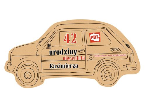 Podkładki personalizowane PRL - 42 x 21 cm - 6 szt.