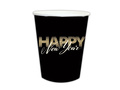 Kubeczki papierowe na Sylwestra Nowy Rok Happy New Year - 250 ml - 6 szt.