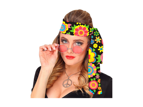 Opaska Kolorowe Kwiaty lata 60.