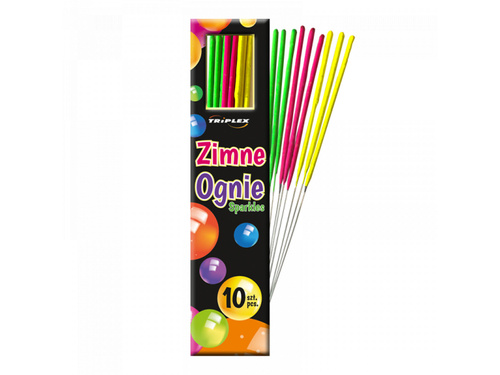 Kolorowe Zimne ognie neonowe - 10 szt.