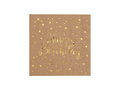 Serwetki kraftowe Happy Birthday - 25 cm - 20 szt.