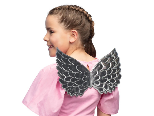 Skrzydła anioła srebrne - 23 x 45 cm - 1 szt.